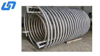 GR2チタン熱交換器コイルパイプ装置